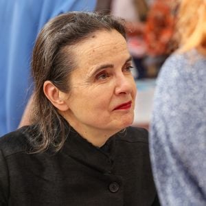 Amélie Nothomb, à la Halle Georges Brassens de Brive-la-Gaillarde, le 8 novembre 2024. Foire du Livre de Brive 2024. . © Jean-Marc Lhomer / Bestimage