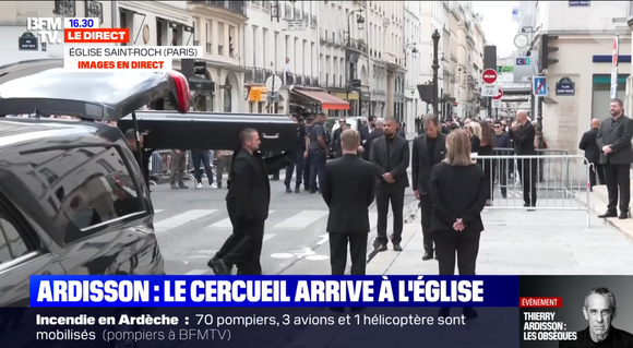 Obsèques de Thierry Ardisson, BFMTV