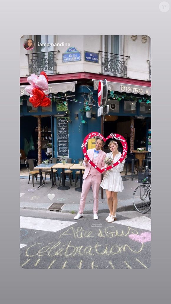 Alice Raucoules de la "Star Academy" et Gus illusioniste mariés