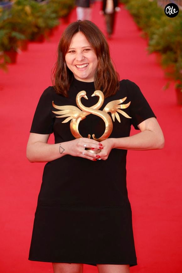Laura Felpin lors de la 39e édition du festival du film romantique de Cabourg, samedi 14 juin 2025. © Christophe Aubert via Bestimage