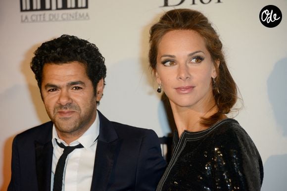 Jamel Debbouze et Melissa Theuriau assistent à l'inauguration de « La Cité du cinéma » à Saint-Denis, en banlieue parisienne, le 21 septembre 2012. Photo de Nicolas Briquet/ABACAPRESS.COM