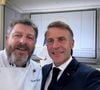 Depuis plusieurs semaines maintenant, Olivier Bellin est dans une impasse, confronté à des difficultés en cascade. 

Le chef étoilé Olivier Bellin reçu par Emmanuel Macron à l'Elysée.

Instagram Olivier Bellin