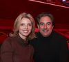 Sylvie Tellier et son mari, lors de la représentation pour Les Pièces Jaunes du Cirque Bouglione au Cirque d'Hiver organisée par le couturier Stéphane Rolland et Pierre Martinez, Paris, France, le 10 janvier 2026. © Jack Tribeca / Bestimage