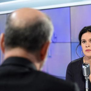 Jean-Michel Blanquer est interviewé par Apolline de Malherbe sur RMC/BFMTV à Paris, France, le 26 janvier 2022. Photo Alain Apaydin/ABACAPRESS.COM