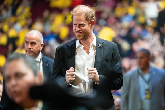 Vancouver, CANADA  - Le prince Harry est aperçu au Vancouver Convention Centre pendant les Invictus Games Vancouver Whistler 2025 au Canada en février 2025.

Photo : Backgrid USA / Bestimage