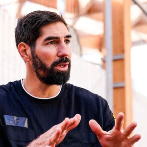 L'ancien joueur international Nikola KARABATIC lors de la Journée de l'Arbitrage au TEP Goutte d'Or le 1er octobre 2025 à Paris, France. Photo by Daniel Derajinski/Icon Sport/ABACAPRESS.COM