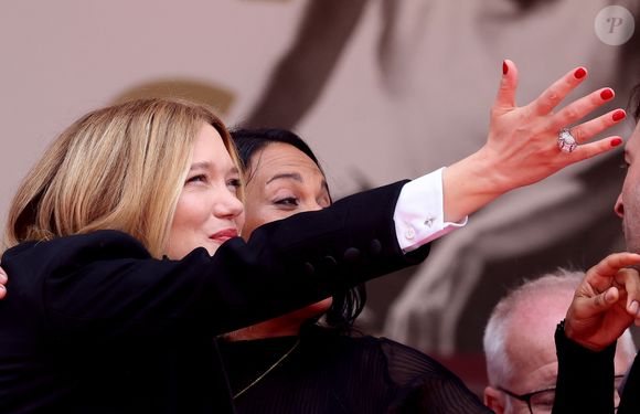 Léa Seydoux, Shanti Masud - Montée des marches du film " L'inconnue" lors du 79ème Festival International du Film de Cannes, le 18 mai 2026. © Jacovides-Moreau / Bestimage