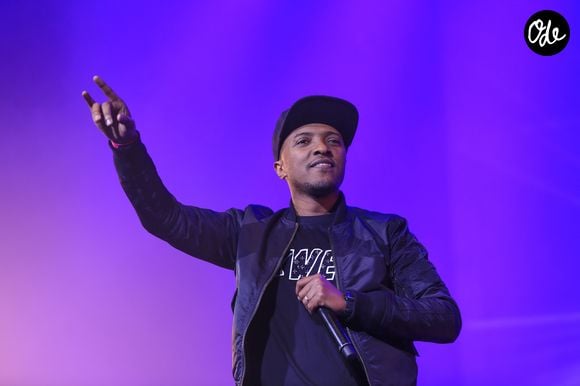 Le chanteur Soprano - Spectacle "Une nuit à Makala" au Zénith de Lille le 31 mars 2014, organisé par le joueur de football Rio Mavuba au profit de l'Association "Les Orphelins de Makala". 
Crédit : VANSTEENKISTE STEPHANE / BESTIMAGE