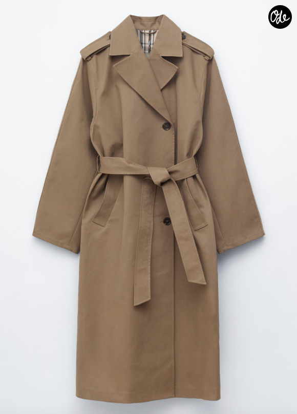 Trench-coat ceinturé
