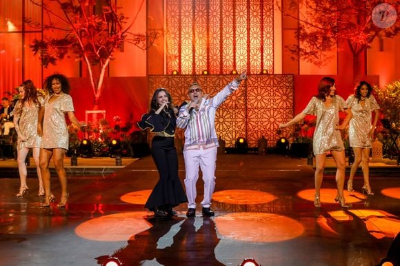 Exclusif - Faudel et Mimaa - Enregistrement de l'émission "La Fête de la chanson à l'Orientale" à l'hôtel Fairmont de Tanger au Maroc, diffusée le 22 novembre sur France 3
© Philippe Doignon / Bestimage
