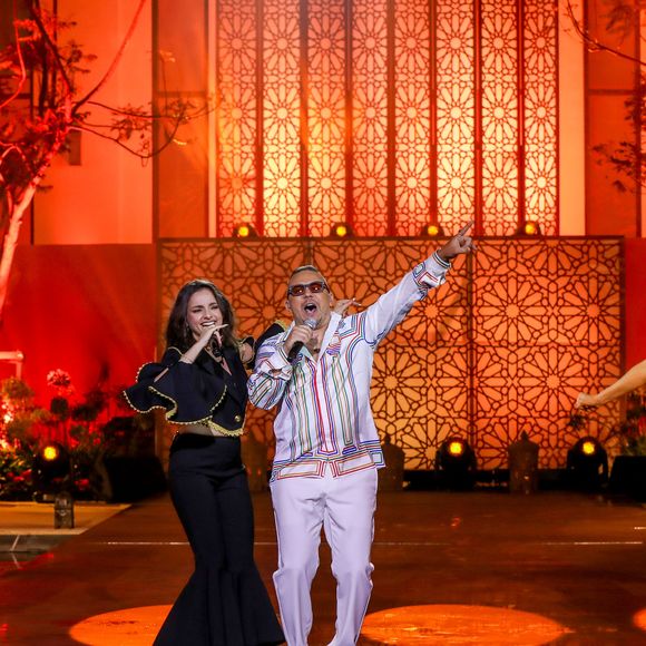 Exclusif - Faudel et Mimaa - Enregistrement de l'émission "La Fête de la chanson à l'Orientale" à l'hôtel Fairmont de Tanger au Maroc, diffusée le 22 novembre sur France 3
© Philippe Doignon / Bestimage