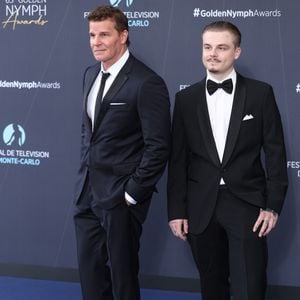 David Boreanaz et son fils Jaden Rayne Boreanaz lors de la cérémonie de clôture du 65e Festival de télévision de Monte-Carlo, le 16 juin 2026.

© Denis Guignebourg / Bestimage