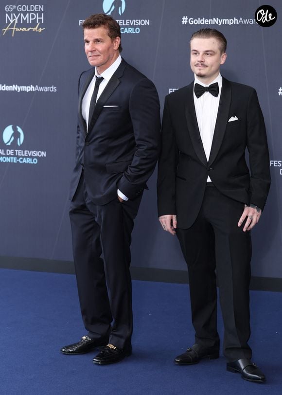 David Boreanaz et son fils Jaden Rayne Boreanaz lors de la cérémonie de clôture du 65e Festival de télévision de Monte-Carlo, le 16 juin 2026.

© Denis Guignebourg / Bestimage