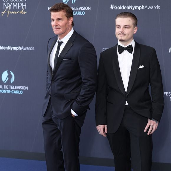 David Boreanaz et son fils Jaden Rayne Boreanaz lors de la cérémonie de clôture du 65e Festival de télévision de Monte-Carlo, le 16 juin 2026.

© Denis Guignebourg / Bestimage