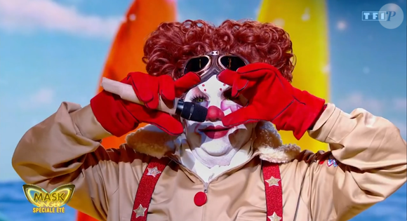 Le Clown dans mask Singer 9 - capture d'écran TF1