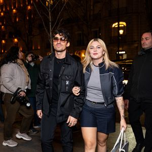 Louane Emera et son fiancé Florian Rossi à l'after party de la maison Miu Miu au club Gigi à Paris pendant la fashion week (PFW) le 11 mars 2025.

© Perusseau / Da Silva / Bestimage
