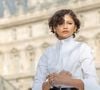 Mais on l'a aussi vue la main hors de sa poche

Zendaya photographiée lors du photocall du défilé Louis Vuitton Womenswear Automne/Hiver 2026-2027 dans le cadre de la Fashion Week de Paris au Musée du Louvre, à Paris, France, le 10 mars 2026. Photo par Alexis Jumeau/ABACAPRESS.COM