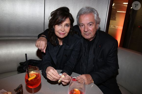 Pierre Arditi et sa femme Evelyne Bouix lors de la soirée de réouverture du Emporio Armani Caffe a Paris, France. Photo de Jerome Domine/ABACAPRESS.COM