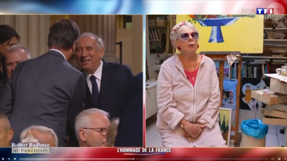 Anne Vernon, la première épouse de Robert Badinter, capture d'écran TF1