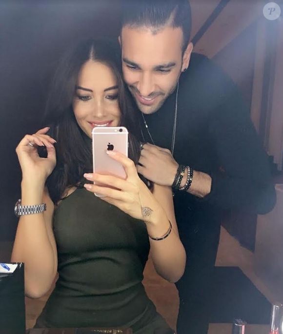 Adil Rami et Sidonie Biémont sur Instagram.