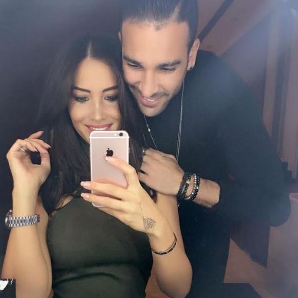 Adil Rami et Sidonie Biémont sur Instagram.