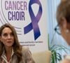 Elle s'est entretenue avec le personnel et les patients d'un établissement situé dans l'Essex
La princesse de Galles lors d'une visite du jardin de bien-être de la RHS à l'hôpital de Colchester dans l'Essex. Cette visite coïncide avec la donation de 50 plants de Catherine's Rose, nommés en l'honneur de la princesse par la RHS, dont les fonds provenant des ventes seront reversés à la Royal Marsden Cancer Charity. 2 juillet 2025. Photo par Stefan Rousseau/PA Wire/ABACAPRESS.COM