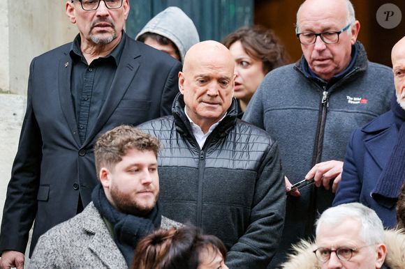 Louis Bodin - Sortie des obsèques de Catherine Laborde en l’église Saint-Roch à Paris, le 6 février 2025. Décédée le 28 janvier 2025 à l'âge de 73 ans, l'ancienne présentatrice météo de TF1 (1988 - 2017) était atteinte de la maladie neurodégénérative à corps de Lewy. 
© Jacovides - Moreau / Bestimage
