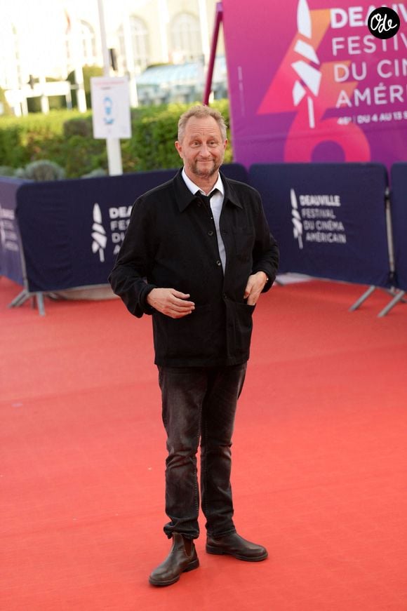 Benoît Poelvoorde à la première de "Comment je suis devenu un super-héros" lors de la clôture du 46ème Festival du Cinéma Américain de Deauville, le 12 septembre 2020.
© Rachid Bellak/Bestimage