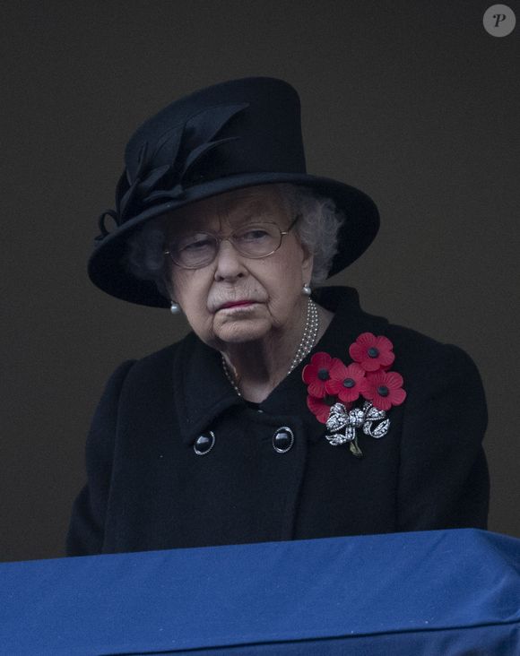 La reine Elizabeth II d'Angleterre lors de la cérémonie de la journée du souvenir à Londres le 8 novembre 2020.
AGENCE / BESTIMAGE