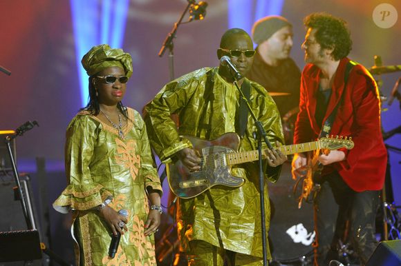 Amadou et Mariam (album de musiques du monde) - 28 eme Edition des Victoires de la Musique au Zenith le 8 fevrier 2013 ©Agence/ Bestimage