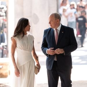 La reine Letizia d'Espagne, le prince Albert II de Monaco lors du 150ème anniversaire de l'établissement des premières relations diplomatiques entre l'Espagne et Monaco au Jardin botanique royal à Madrid le 1er juin 2026. LALO YASKY / BESTIMAGE