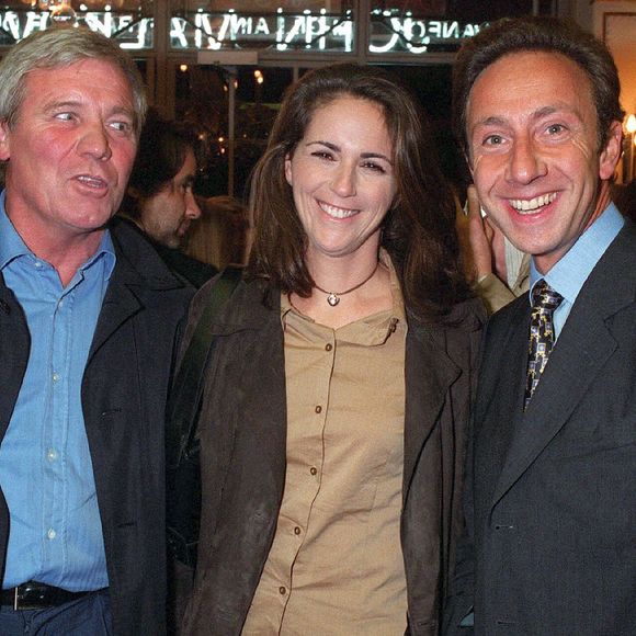 Bruno Masure, Valérie Benaïm, Stéphane Bern à Paris en 2002. ©Bestimage