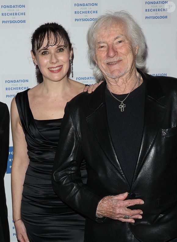 Murielle Aufray et Hugues Aufray lors de la soirée de gala pour la fondation de la recherche en physiologie, les Stethos, au George V à Paris le 18 mars 2024.

© Coadic Guirec / Bestimage