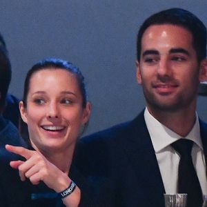 Ilona Smet et son petit ami Kamran Ahmed assistent au Longines Paris Masters 2018 dans le cadre de la tournée des Masters du Grand Chelem en salle, à Villepinte, près de Paris, en France, le 30 novembre 2018. Photo by Laurent Zabulon/ABACAPRESS.COM