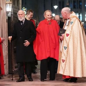 Le prince et la princesse Michael de Kent (Le prince Michael de Kent et La princesse Michael de Kent) lors de la cérémonie de Noël à l'abbaye de Westminster à Londres.© Alpha Press/Bestimage