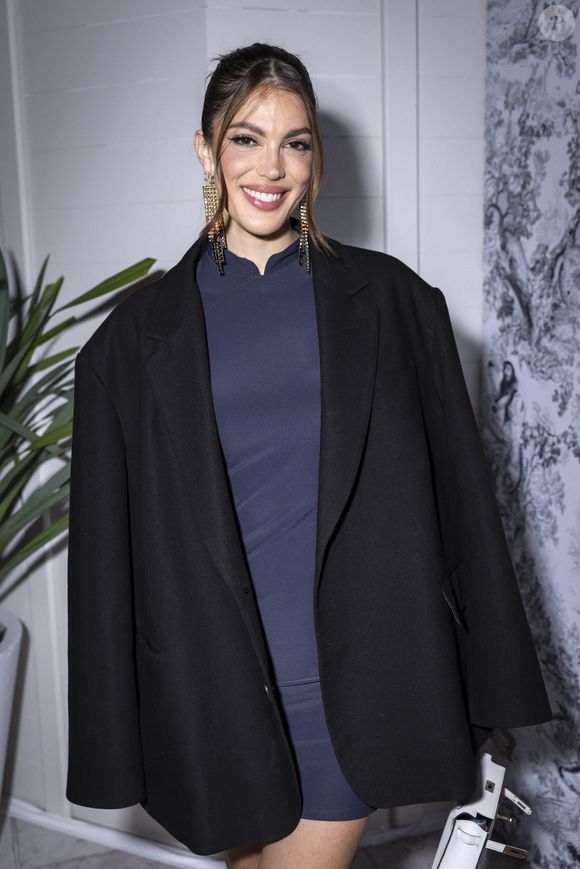 Iris Mittenaere lors du dîner Dior X Madame Figaro à La Terrasse by Albane sur le toit de l'hôtel Marriott en marge du 78ème Festival International du Film de Cannes, France, le 17 mai 2025. © Olivier Borde/Bestimage