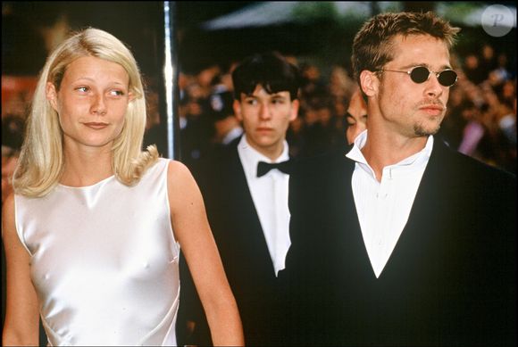 Brad Pitt et Gwyneth Paltrow à la Première du film "Legends of the Fall"- 1995 à Londres (AGENCE/ BESTIMAGE).