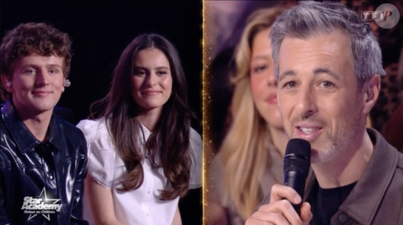 Bastiaan, Jeanne et Michael Goldman lors du prime du 17 janvier 2026 de la "Star Academy" sur TF1.