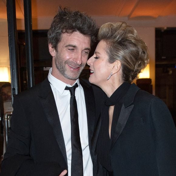 Karin Viard et Laurent Machuel lors de la 45e cérémonie des César à Paris, France, le 28 février 2020. Photo par Aurore Marechal/ABACAPRESS.COM