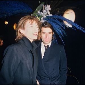 Archives - Jane Birkin et Jacques Doillon lors d'une soirée à l'Alcazar à Paris en 1983.