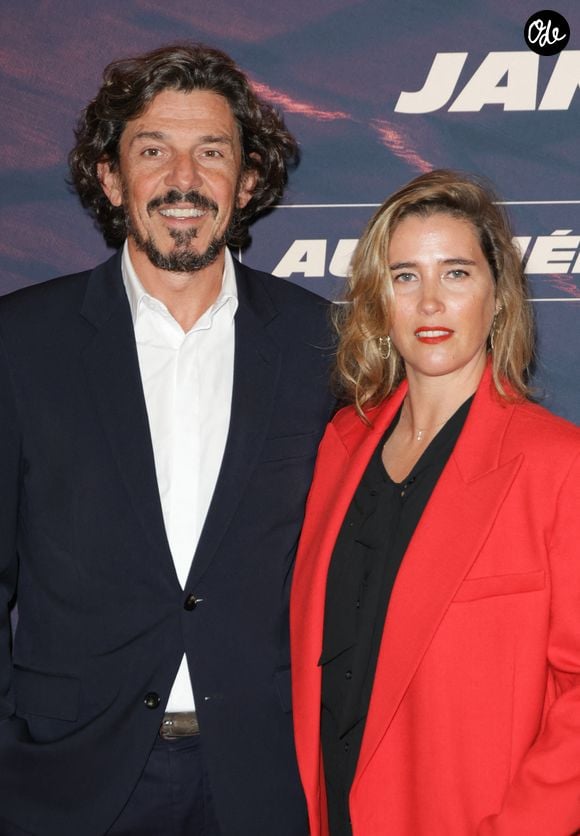Vahina Giocante et son fiancé François Chopard - Avant-première du film "L'Homme qui rétrécit" au cinéma le Grand Rex à Paris le 6 octobre 2025. © Coadic Guirec/Bestimage