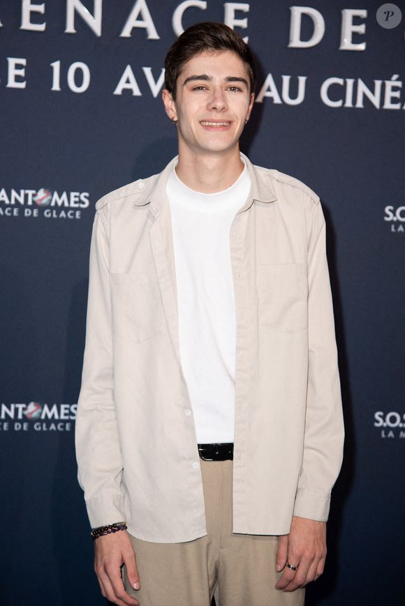 Axel Marbeuf assiste à la première de Ghostbusters : Frozen Empire - S.O.S. Fantomes : La Menace de Glace au cinéma Grand Rex à Paris, France, le 19 mars 2024. Photo Aurore Marechal/Abaca