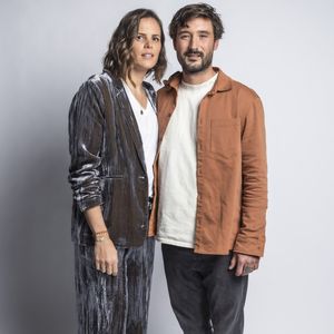Exclusif - Jeremy Frerot et Laure Manaudou - Backstage - Enregistrement de l'émission "La Chanson secrète 11" à Paris, diffusée le 24 juin sur TF1. Le 15 janvier 2022. © Cyril Moreau / Bestimage