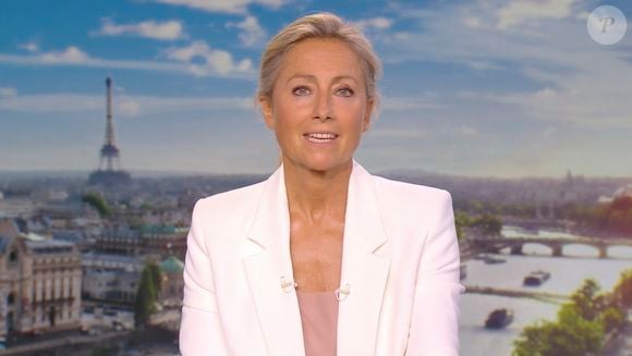 Pour sa première au JT de 20h de France 2, la remplaçante d'Anne-Sophie  Lapix mise en difficulté : un journal réalisé dans "des conditions  particulières" : Le diaporama - Purepeople