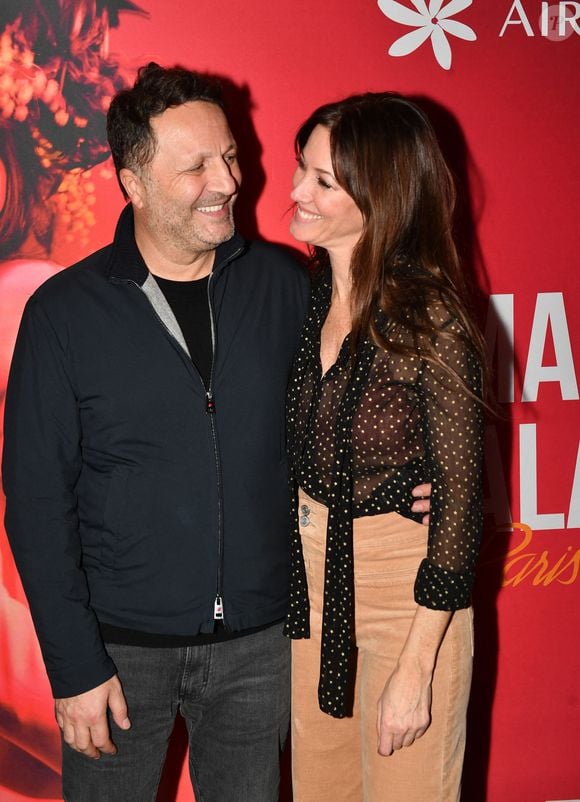 Mareva Galanter (Miss France 1999) et Arthur (Jacques Essebag) au concert de M.Galanter au théâtre Music-Hall Show l'Alhambra à Paris, France, le 23 novembre 2023. © Veeren/Bestimage