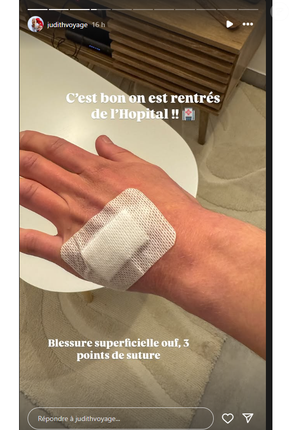 Il a donc hérité de trois points de suture
Etienne et Judith de "Pékin Express 2025" aux urgences, le 9 février