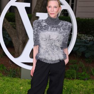 Cate Blanchett assiste au défilé de la collection croisière Louis Vuitton 2027 à la Frick Collection de New York, le 20 mai 2026. Photo de Charles Guerin/ABACAPRESS.COM