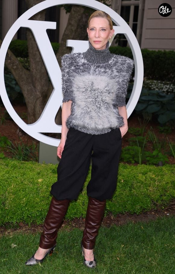 Cate Blanchett assiste au défilé de la collection croisière Louis Vuitton 2027 à la Frick Collection de New York, le 20 mai 2026. Photo de Charles Guerin/ABACAPRESS.COM