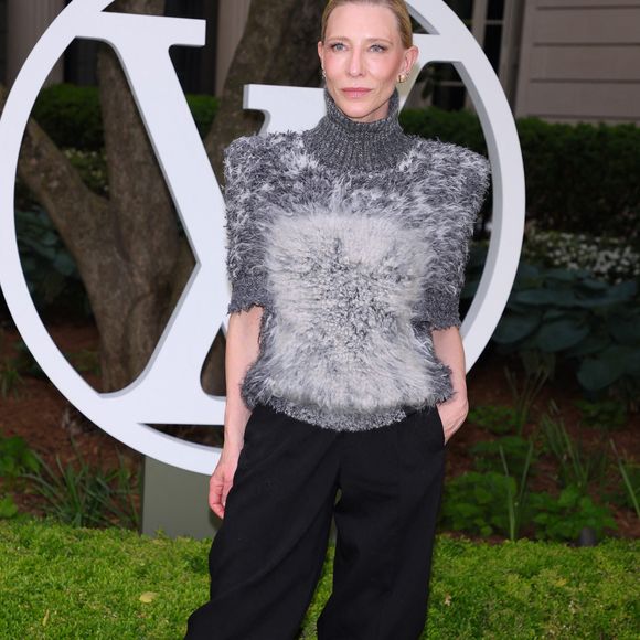 Cate Blanchett assiste au défilé de la collection croisière Louis Vuitton 2027 à la Frick Collection de New York, le 20 mai 2026. Photo de Charles Guerin/ABACAPRESS.COM