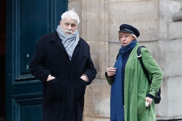 Jacques Weber et sa femme Christine - Sorties des obsèques de Niels Arestrup à l'Église Saint-Roch à Paris. Le 10 décembre 2024
© Christophe Clovis / Bestimage